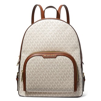 Michael Kors batoh Jaycee large logo vanilla