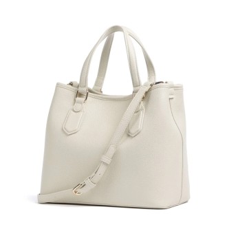 Valentino bags Brix kabelka umělá kůže krémová
