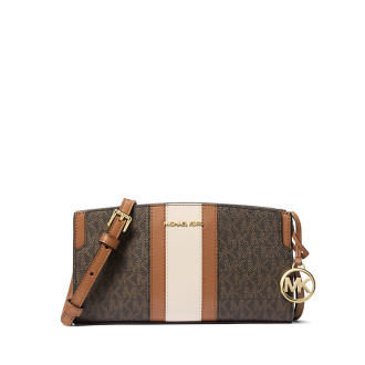 Michael Kors Becca small crossbody kabelka logo hnědá